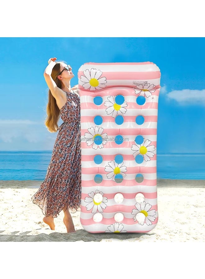 Toy Box Pool Lounger Float, Water Lounger Pool Chair Lounge, Inflatable Pool Hammock Float 180x88cm - Image 1