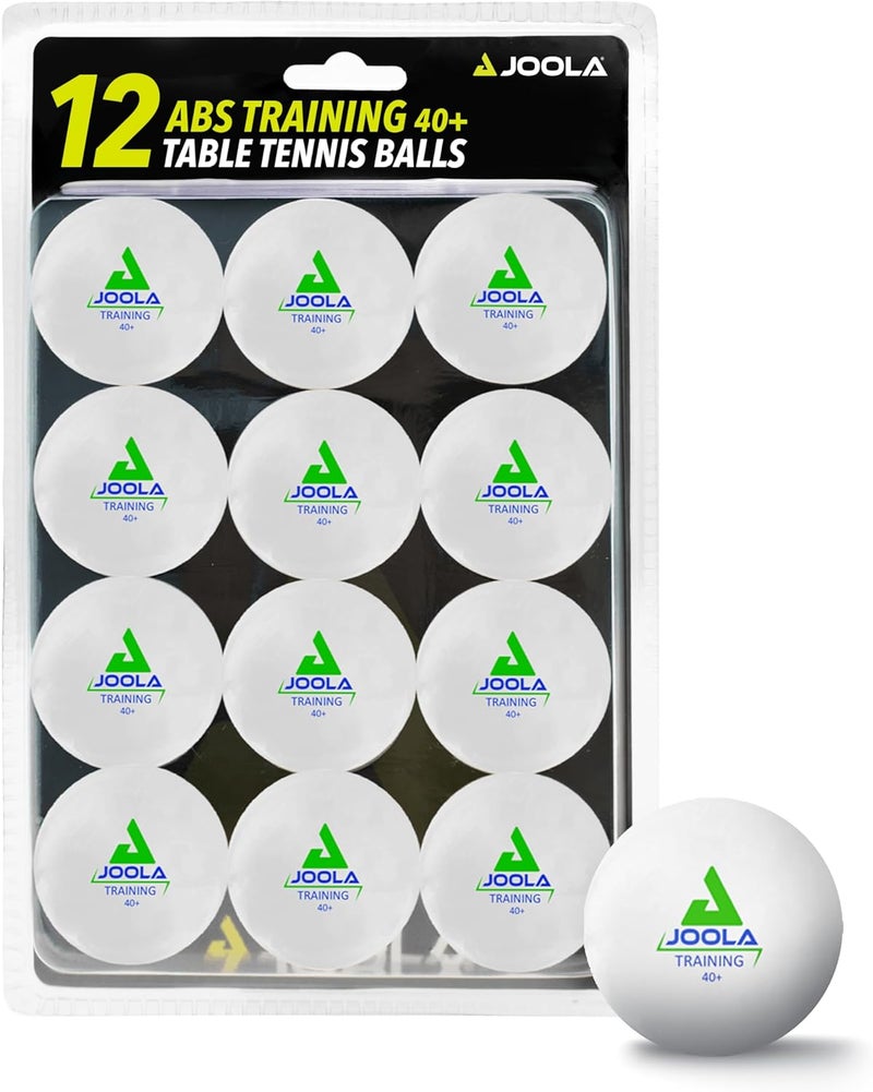 JOOLA Training 3 Star Table Tennis Balls 12, 60, or 120 Pack - 40+mm Regulation Bulk Ping Pong Balls for Competition and Recreational Play - Fun as a Cat Toy - Indoor and Outdoor Compatible - Image 1