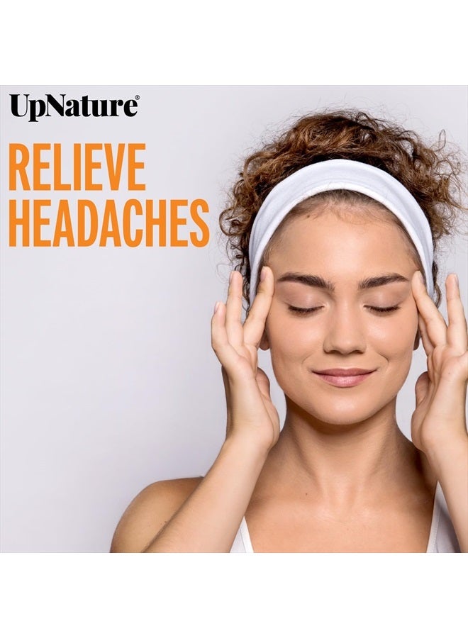 upnature Head Ease Essential Oil Roll On Blend – Natural Head Tension Relief with Peppermint Oil, Rosemary Oil & Frankincense Oil Therapeutic Grade – Relaxing Aromatherapy Essential Oil - Image 2