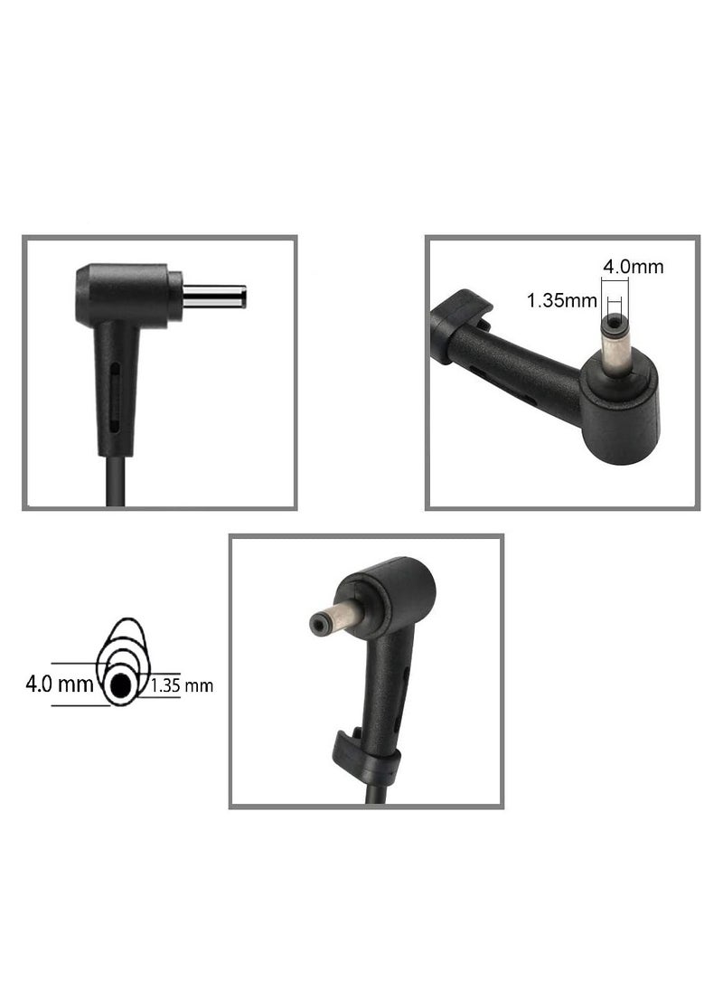 JSBazar 19V 3.42A Interface (4.0*1.35mm) 65W Laptop AC Power Replacement Adapter Notebook Replacement Charger for Asus Laptop  - Image 2