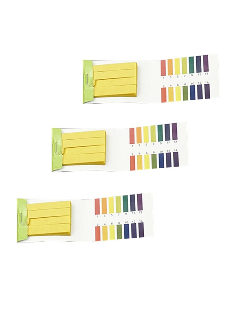 LINJIE 3 Packs Ph Test Strips，Range 1 14 Universal Ph Test Paper Used For Saliva Urine Water Soil Testing Pet Food And Dietary Ph Monitoring  - Image 1