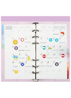 Y&D A6 Planner Diary Bullet Journal Hand Book Notebooks Agenda Stationery Pink  - Image 4