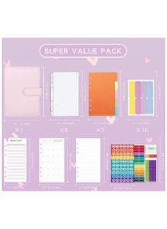Y&D A6 Planner Diary Bullet Journal Hand Book Notebooks Agenda Stationery Pink  - Image 3