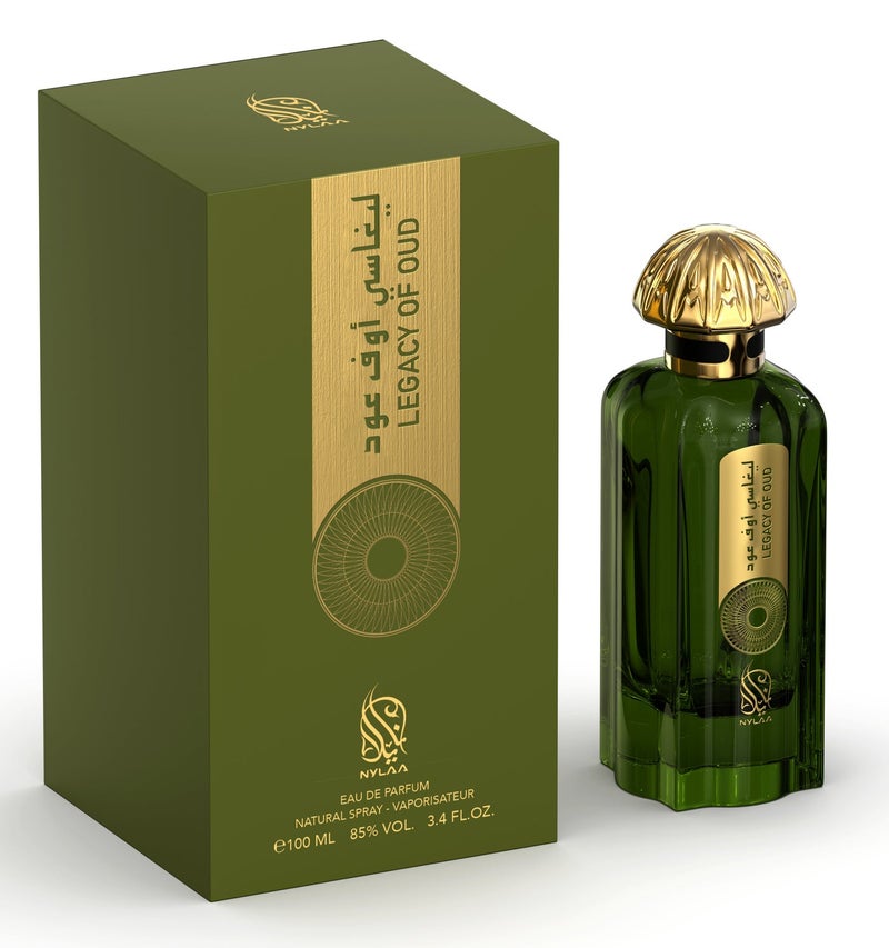 NYLAA ليجاسي أوف عود ماء العطر (EDP) 100ML | عطر فاخر للجنسين (رجال ونساء) | عطر عود طويل الأمد | عطر للاستخدام اليومي - Image 4