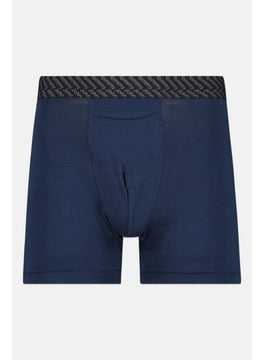 Tommy John Men 2 Pieces 6 Inseam Brand Logo Boxer Briefs, Navy/Grey  - Image 2
