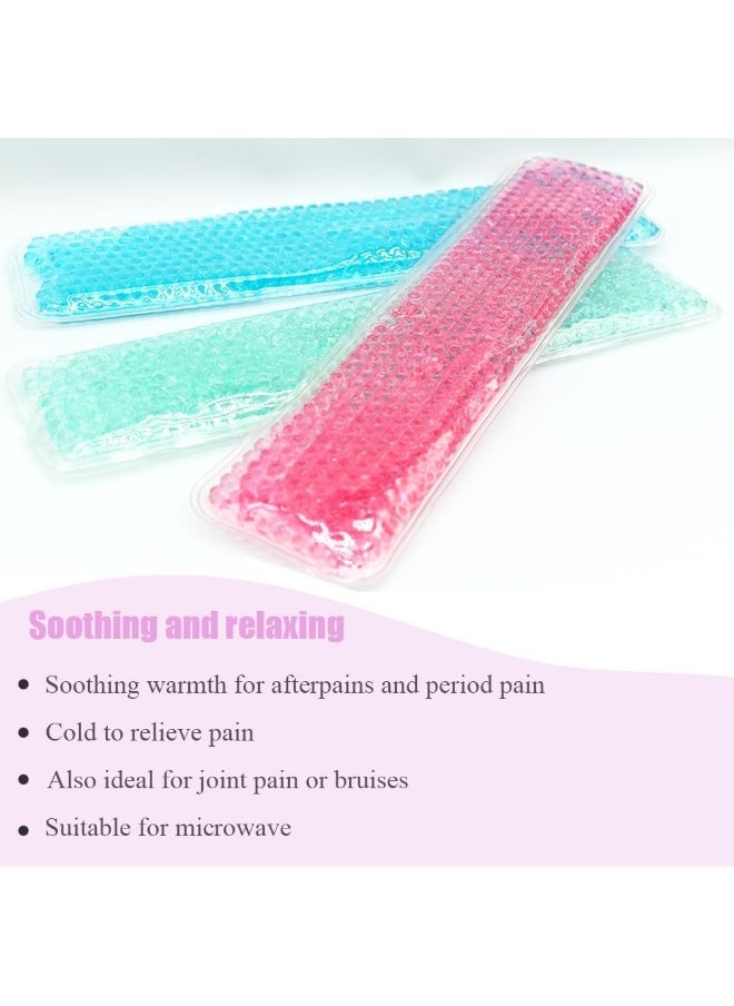 HI FINE CARE Perineal Cooling Pad, Postpartum Cold Packs Gel Bead Ice Pack Cold Therapy for Women After Pregnancy and Delivery, 2 Ice Pack and 3 Cover (Blue)  - Image 4