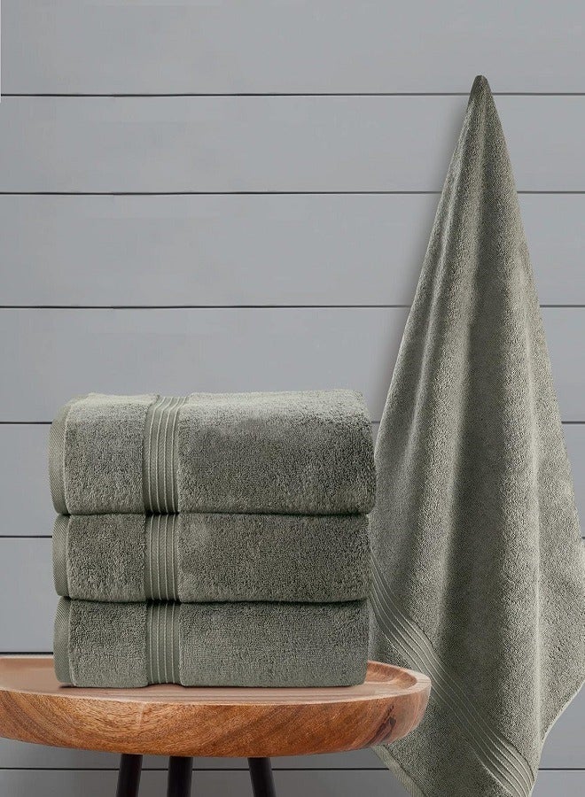 Bath Towel Set (6 Pack, 70 X 140 cm) Quick Drying Highly Absorbent Thick Bathroom Towels - Soft Hotel Quality for Bath and Spa - Image 4