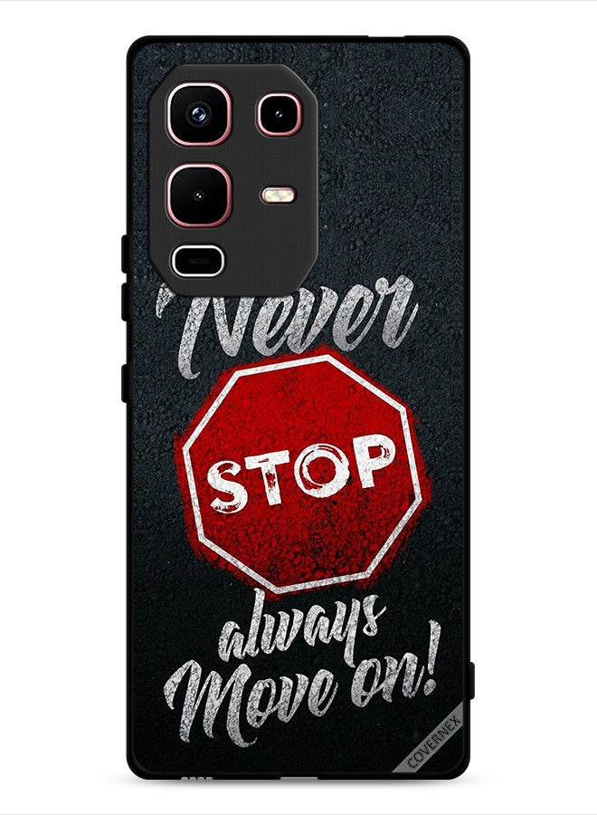 Covernex Infinix Note 50s Protective Case Cover Never Stop Always Move On - Image 1