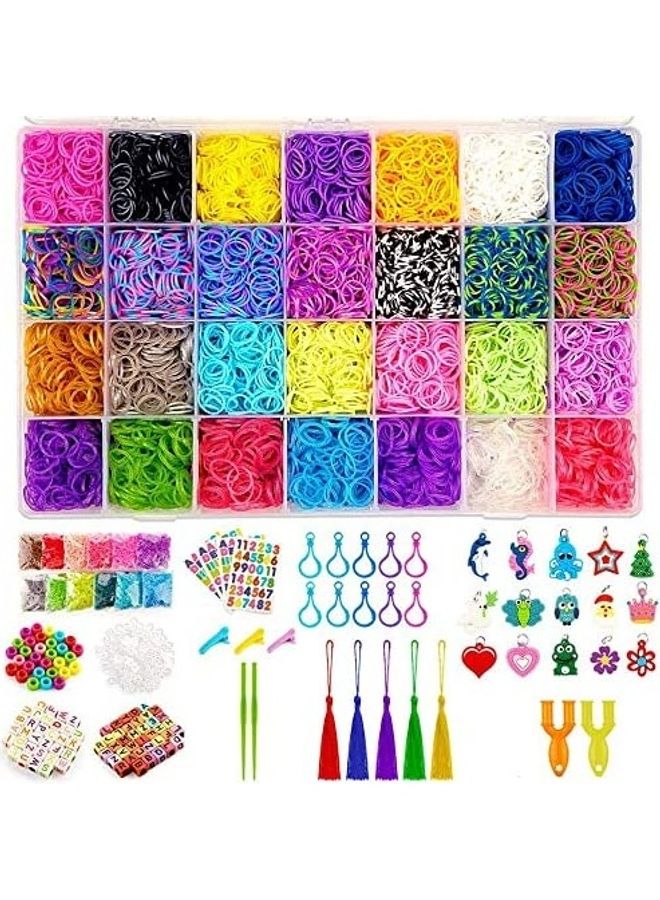 NIBEMINENT 12000 -Piece Rainbow Rubber Bands - Image 1