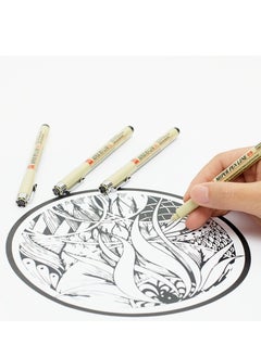 SYOSI Micro Line Pens Set, 12Pcs Different Sizes Felt Tip Waterproof Archival Ink Pen Fineliner for Sketching Anime Artist Illustration Product Architectural Design  - Image 4