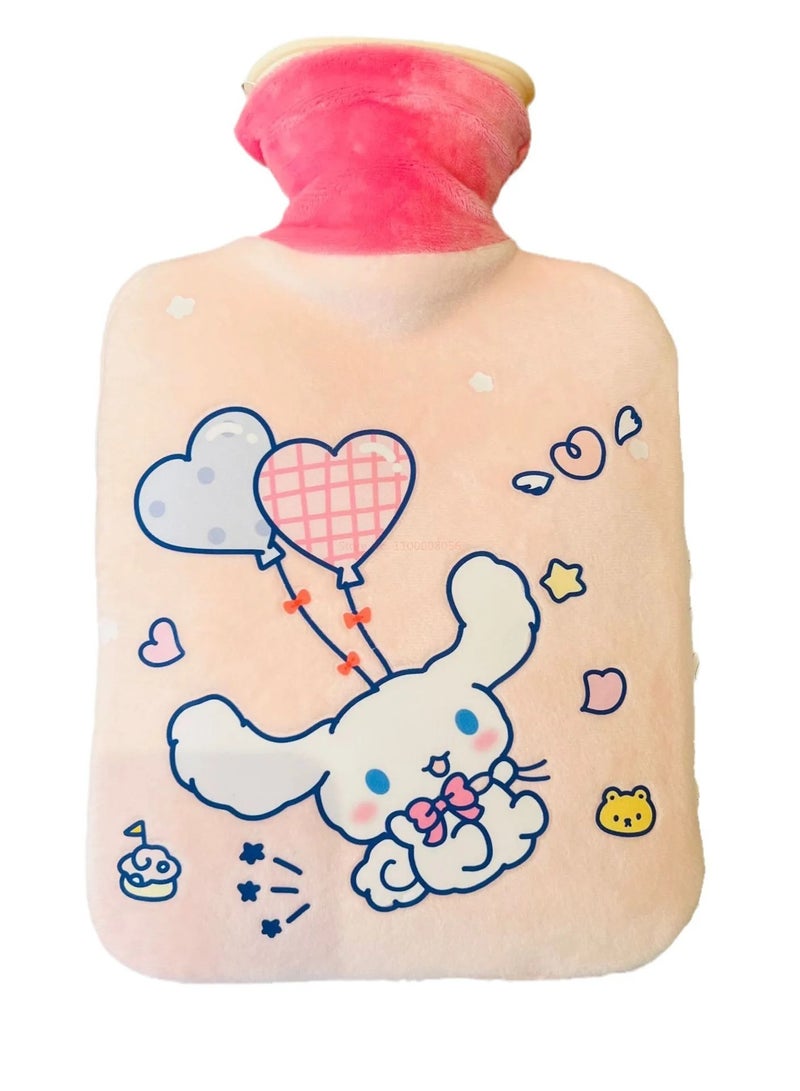Generic Hot Water Bag Hot pack for Pain Relief Hot Water Bottle Cold and Hot Pack with velvet cover 1000ML  - Image 1