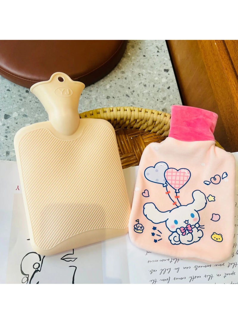 Generic Hot Water Bag Hot pack for Pain Relief Hot Water Bottle Cold and Hot Pack with velvet cover 1000ML  - Image 3