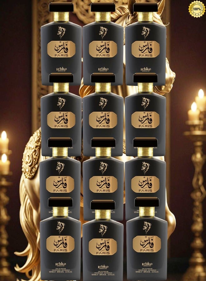 FARIS 12 Pieces Faris Mashair Faan Perfume EDP 100ML - Image 1