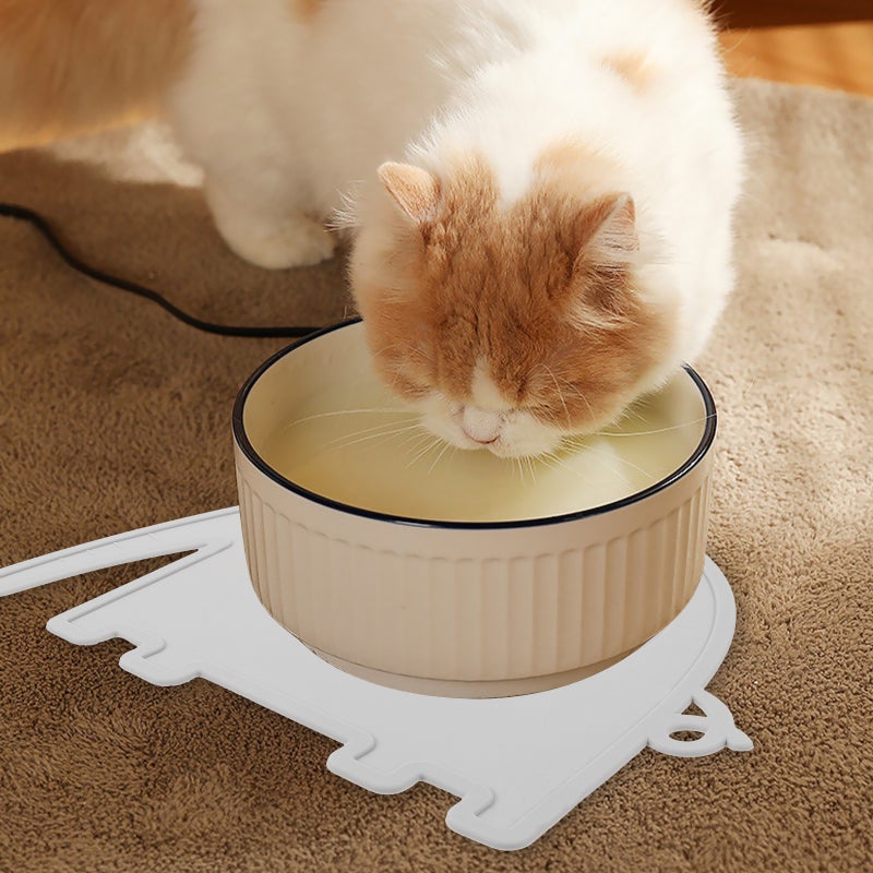 Pet Feeding Mat Cat Food Bowl Mat Non-skid Cat Bowl Mat Cartoon Pet Bowl Mat - Image 5