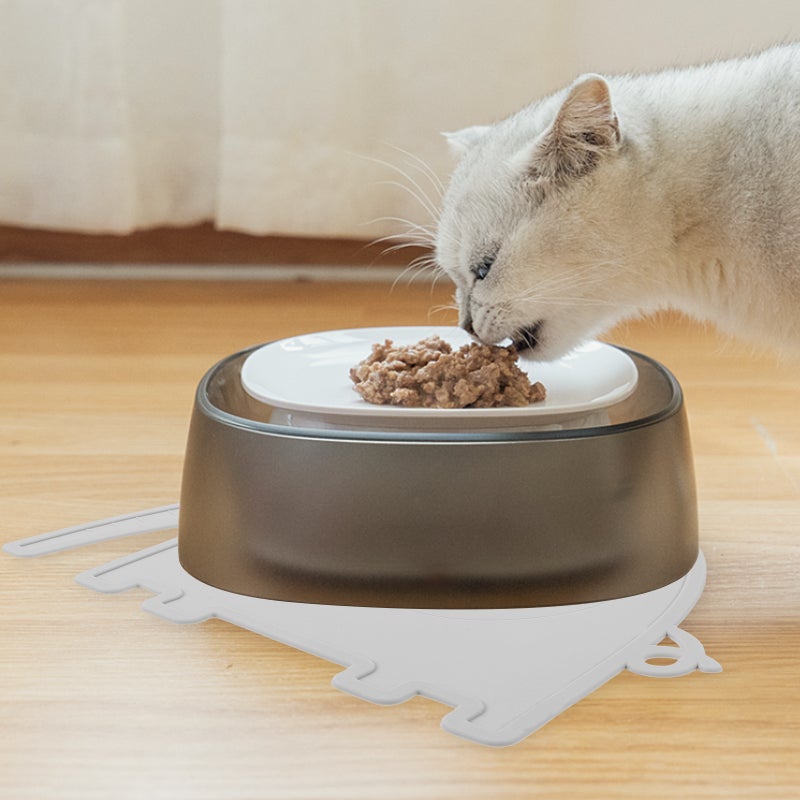 Pet Feeding Mat Cat Food Bowl Mat Non-skid Cat Bowl Mat Cartoon Pet Bowl Mat - Image 4