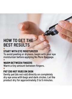 Dr. Brandt Skincare Dr. Brandt Needles No More, No More Baggage - Minimizes Under-Eye Bags, Puffiness & Dark Circles - 0.5 oz  - Image 2