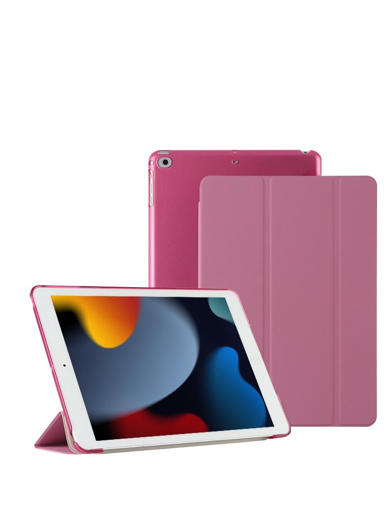 Loquat Protective Tri-Fold Case Cover For iPad Pink