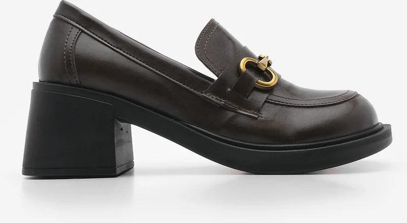 MARJIN Women's Buckled Masculine Casual Shoes Linpa