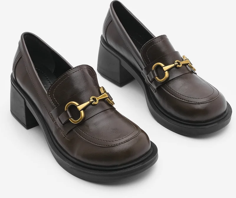 MARJIN Women's Buckled Masculine Casual Shoes Linpa