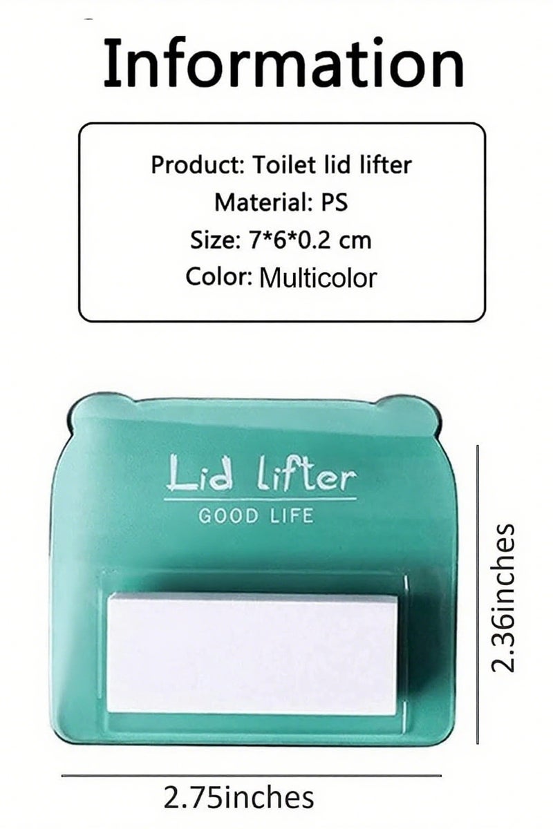 هومستر أداة رفع مقعد المرحاض - 4 مفاتيح سهلة الفتح بمقابض مانعة للاتساخ لرفع الغطاء دون لمس - Image 5