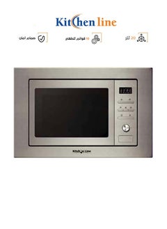kitchen Line Built-in Microwave with Grill - 20 Liters - 800 Watts - Steel - AG820-BC4  - Image 1