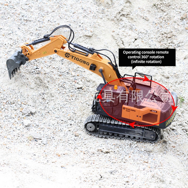 Alloy Remote Control Excavator 2.4G Gesture Induction Engineering Vehicle Excavator Forklift Children'S Toy Car Somatosensory - Image 5