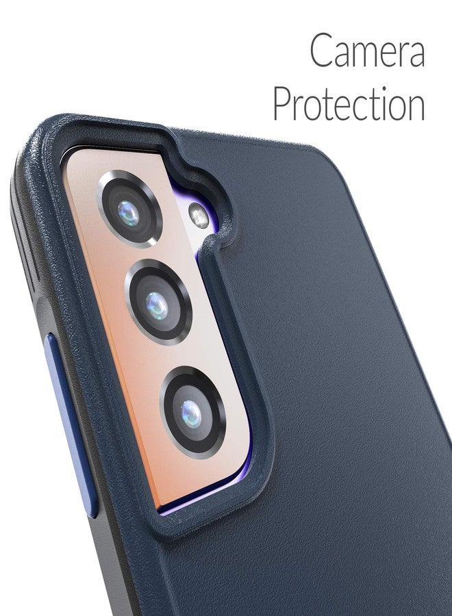 كريف جراب Crave Slim Guard لهاتف Galaxy S21، جراب مقاوم للصدمات لهاتف Samsung Galaxy S21 وS21 5G (6.2 بوصة) - أزرق داكن - Image 3