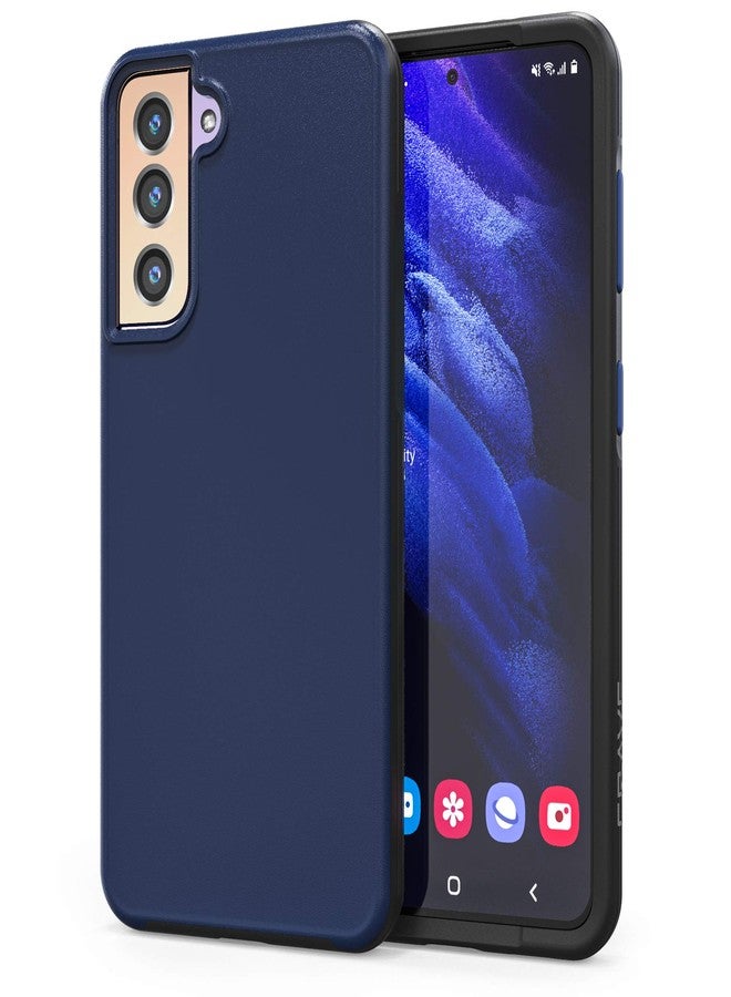 كريف جراب Crave Slim Guard لهاتف Galaxy S21، جراب مقاوم للصدمات لهاتف Samsung Galaxy S21 وS21 5G (6.2 بوصة) - أزرق داكن - Image 1