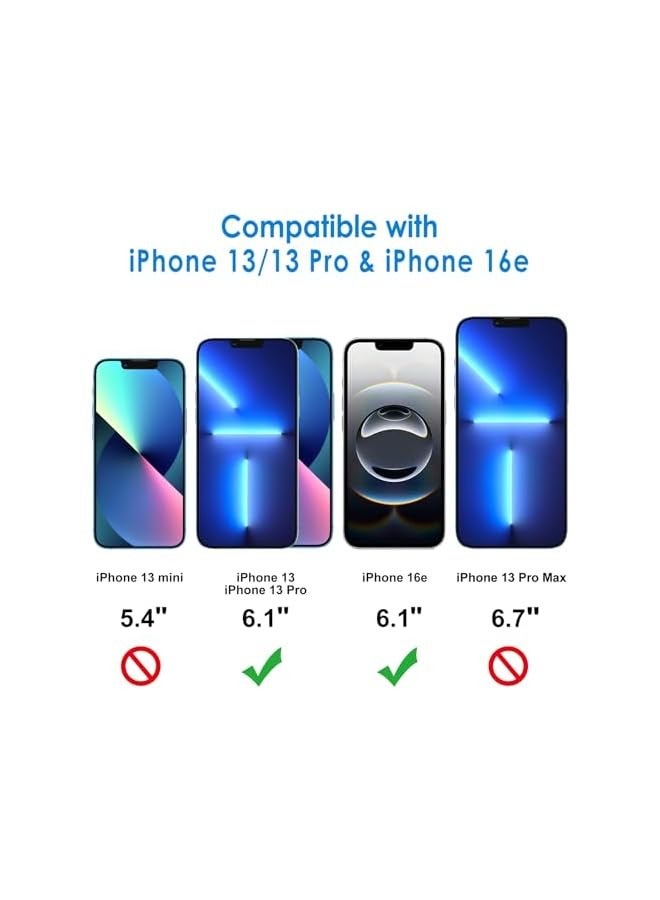 Jetech Screen Protector for iPhone 16e 2025, iPhone 13/13 Pro 6.1-Inch, Tempered Glass Film, 3-Pack - Image 3