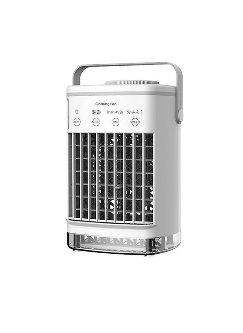 DIGI CORE Portable Air Conditioner Mini Cooler 3 IN 1 Personal Air Conditioner Cooling Fan With 3 Wind Speed 3 Cool Air Spray Small Desktop Humidifier Fan For Room Office Camping House And Outdoor Use  - Image 1