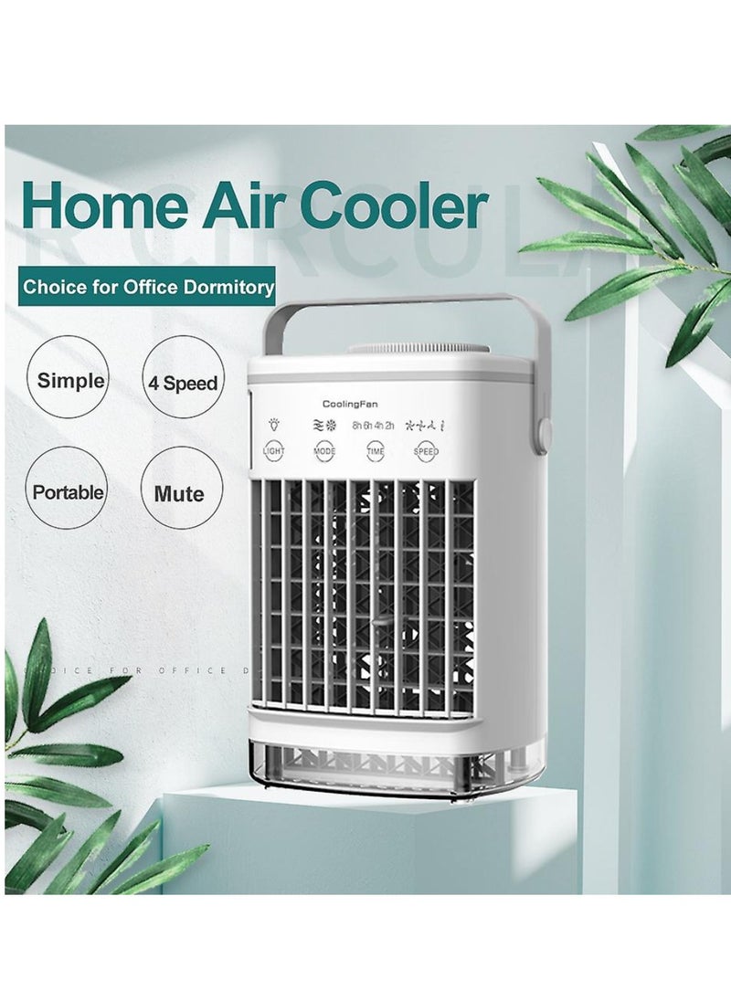 DIGI CORE Portable Air Conditioner Mini Cooler 3 IN 1 Personal Air Conditioner Cooling Fan With 3 Wind Speed 3 Cool Air Spray Small Desktop Humidifier Fan For Room Office Camping House And Outdoor Use  - Image 4