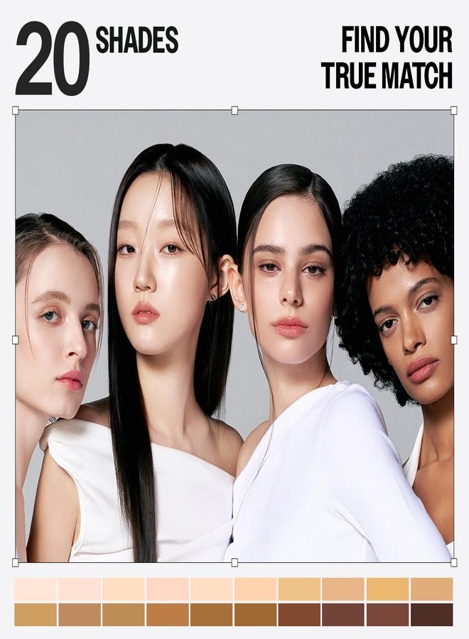 CLIO PROFESSIONAL كلو كيل كوفر فاون وير كوشن الأصلي - 20 درجة، تغطية قابلة للبناء من خفيفة إلى متوسطة، لمسة طبيعية، أساس مكياج كوري، ثبات طويل الأمد على البشرة، 19N بورسلين - Image 4