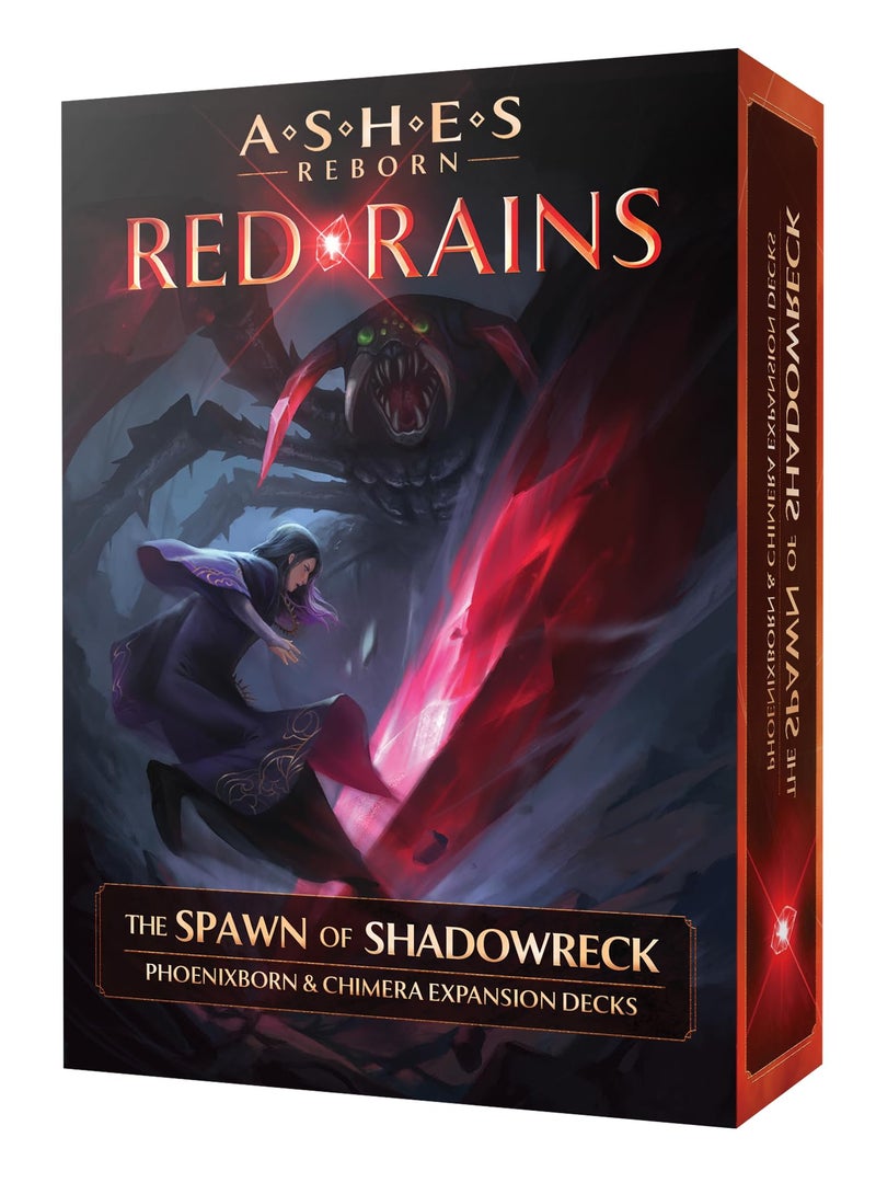 Plaid Hat Games Ashes Reborn Red Rains The Spawn of Shadowreck Expansion Card Game 2 Players Ages 14 and up English - Image 3