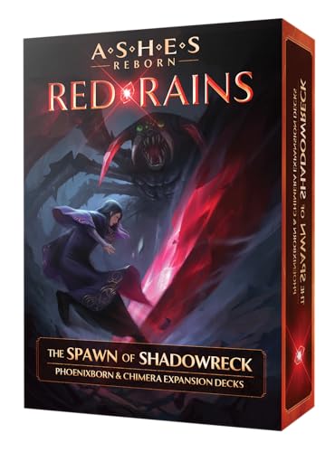 Plaid Hat Games Ashes Reborn Red Rains The Spawn of Shadowreck Expansion Card Game 2 Players Ages 14 and up English - Image 1