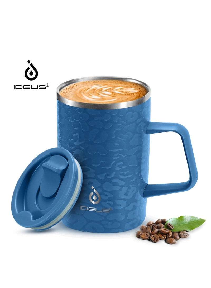 IDEUS 304 Stainless Steel Large Capacity Vacuum Insulated Lunch Box Portable 20oz/600ml Stewing Jar - Image 1