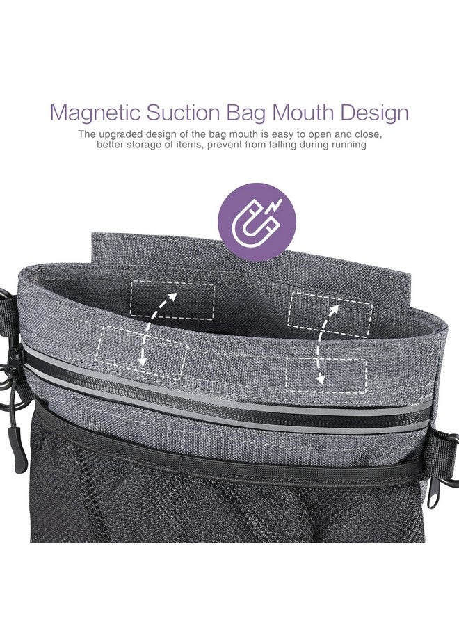 ORIA Dog Treat Training Pouch, Portable Dog Treat Bag for Pets, Removable Inner Pocket, Built-in Poop Bag Dispenser - Image 2