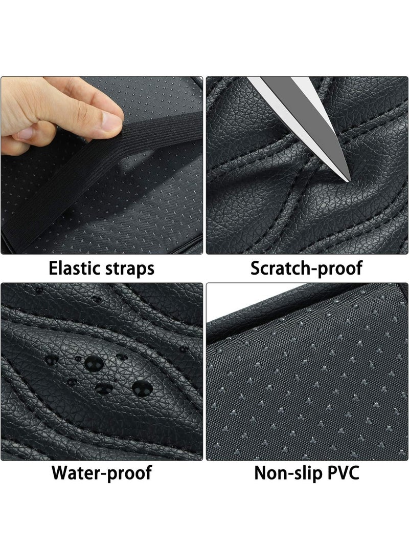 غطاء وسادة وحدة التحكم المركزية للسيارات مناسب عالمي لسيارات الدفع الرباعي / الشاحنة / السيارة مقاوم للماء مسند ذراع السيارة غطاء صندوق المقعد غطاء مسند الذراع الجلدي - Image 5