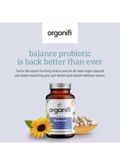 Organifi Organifi Balance Probiotics for Digestive Health - 5 Resilient Strains, 30 Vegan Capsules  - Image 3