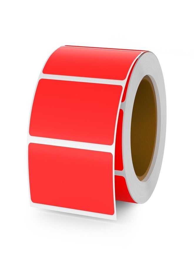 YIKIADA Red Thermal Labels 1 × 2 Inch Waterproof Vinyl Stickers 500 PCS - Image 1