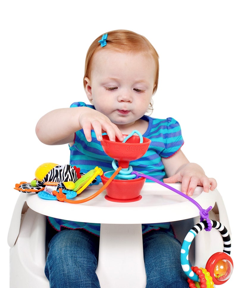 Grapple, The Baby Suction Cup Toy Holder for High Chair, Stroller and Teething Toys for Babies 6-12 Months. One of Your Baby Must Haves! - Image 4