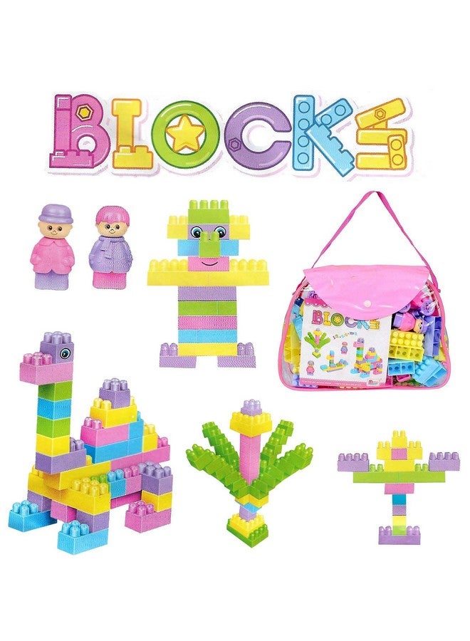 سيلي مي لعبة مكعبات بناء صغيرة من سيلي مي للأطفال - 65+ قطعة - Image 1