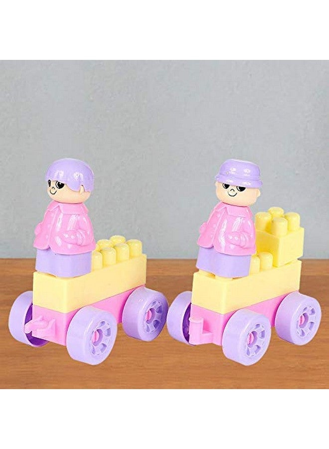 سيلي مي لعبة مكعبات بناء صغيرة من سيلي مي للأطفال - 65+ قطعة - Image 2