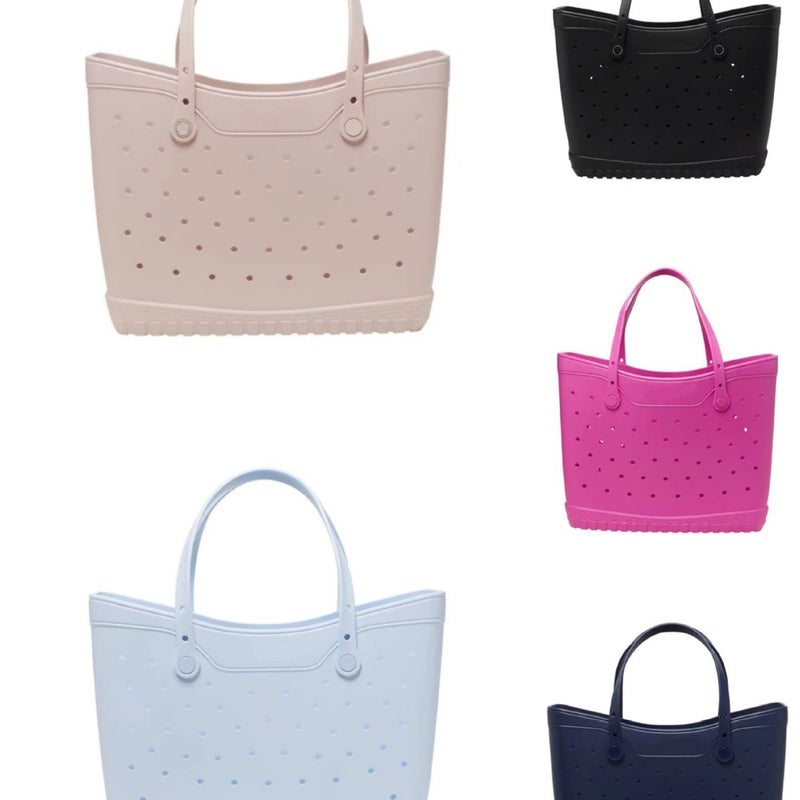 Eva Large Portable Multi-Functional Eco-Friendly Shoulder Multi-Color Hole Beach Bag Pet Vegetable Basket Classic Tote Bag - Image 3