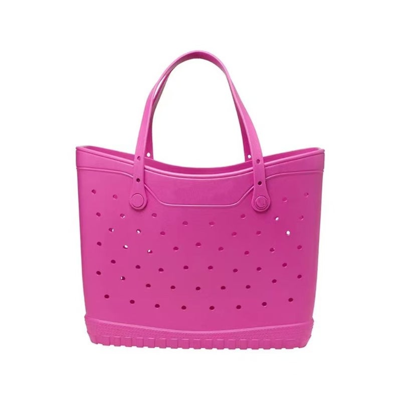 Eva Large Portable Multi-Functional Eco-Friendly Shoulder Multi-Color Hole Beach Bag Pet Vegetable Basket Classic Tote Bag - Image 4