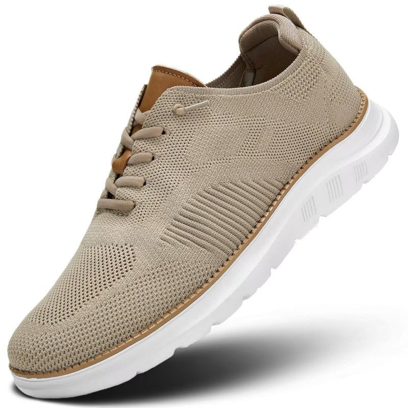 Kvovzo Men's Slip in Oxfords Casual Dress Boat Shoes Fashion Walking Sneakers Mesh Business Work Lightweight Soft Sole - Image 1