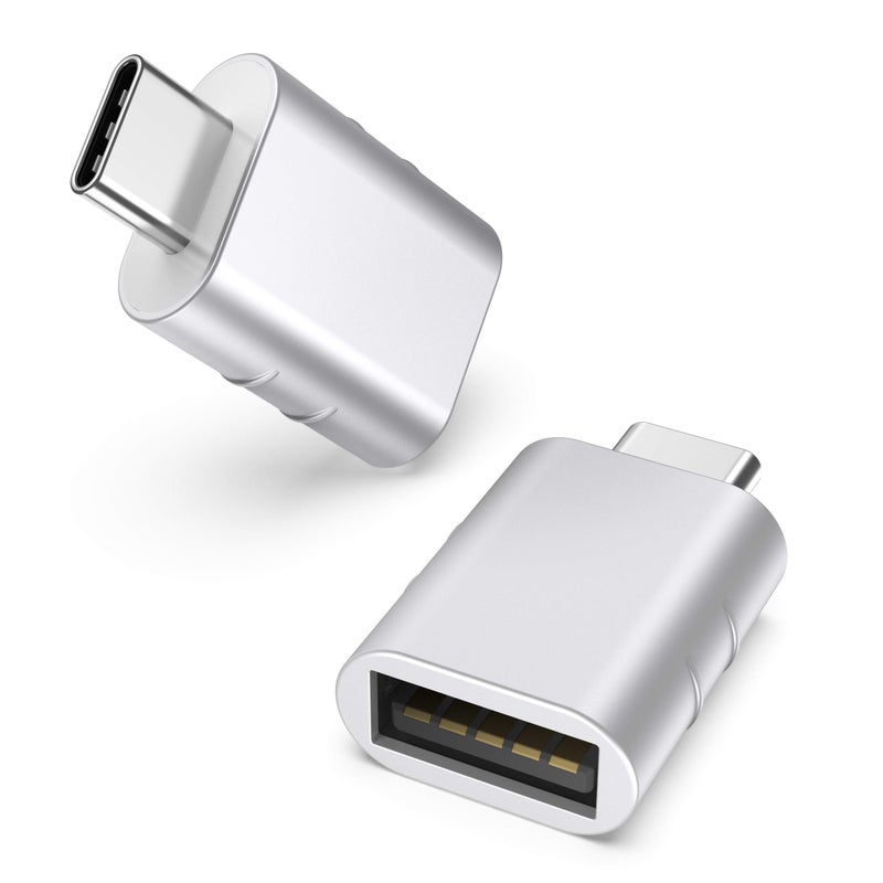 Syntech USB C to USB Adapter(2 Pack), USB-C Male to USB 3.0 Female Adapter Compatible with iPhone 17 Pro Max MacBook Pro Air 2024 iPad mini Pro Surface Pro and Other Type C or Thunderbolt 4/3 Devices - Image 1