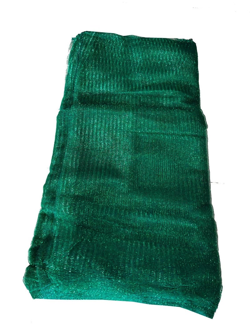 ProKart Premium Net Fabric Mesh Solid Glitter Cloth for Flower Bouquet, Trousseau Packing, Fabric for Gift Wrapping, Party Hall Decor, Sweet Boxes, Gift Decoration (5 Meters, Forest Green) - Image 1