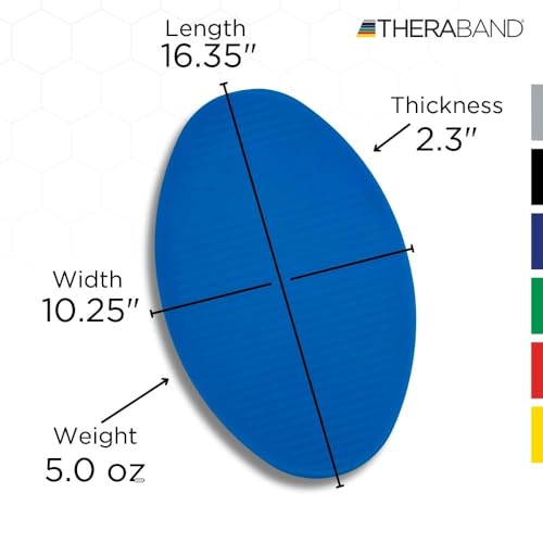 TheraBand Stability Trainer Pad for Balance and Stability Training, Wobble Cushion for Ankle Strengthening, Injury Rehabilitation, and Physical Therapy, Balance Equipment - Image 4