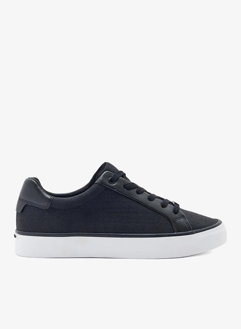 CALVIN KLEIN VULCANISED JACQUARD LACE UP TRAINERS