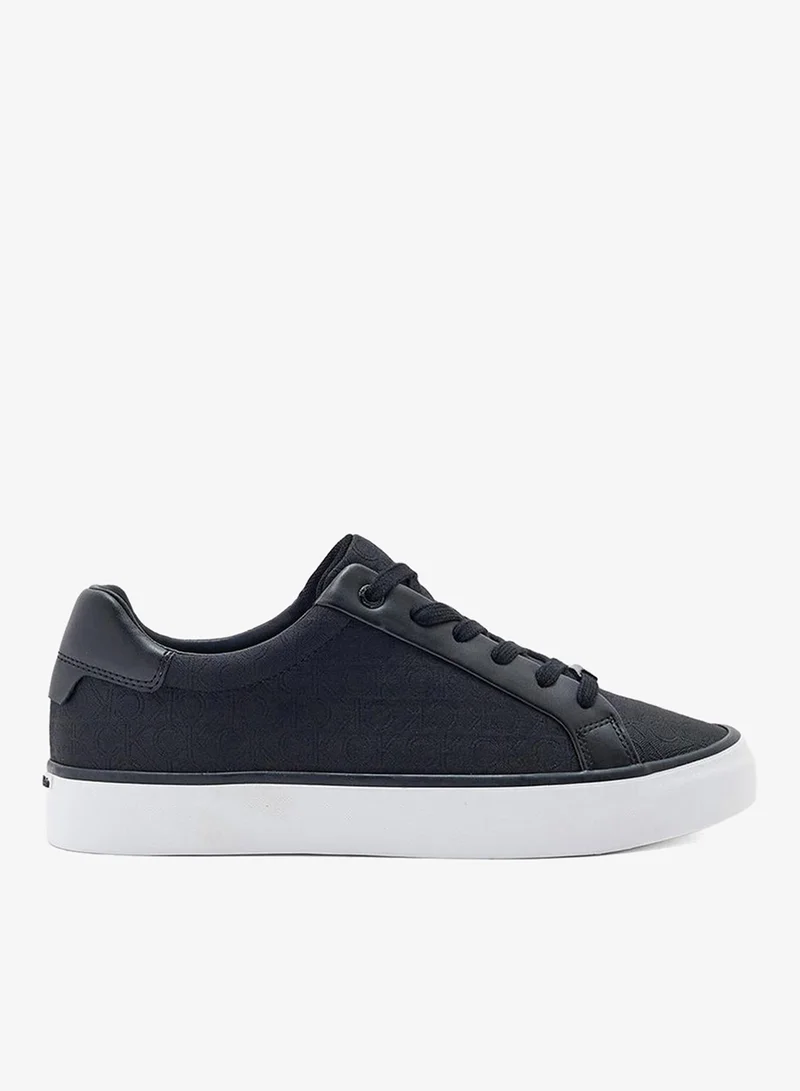 CALVIN KLEIN VULCANISED JACQUARD LACE UP TRAINERS